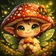 A colorful, whimsical fantasy creature avatar with unique features and vibrant colors for a profile picture.